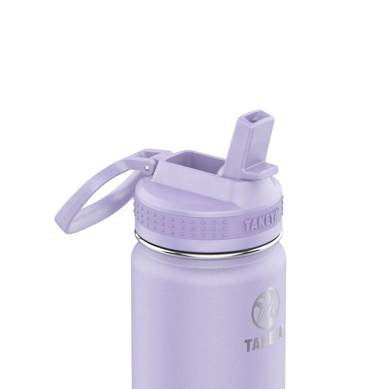 Takeya 22oz Actives Insulated Stainless Steel Water Bottle with Straw Lid, 3 of 7