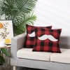 Unique Bargains Plaid Print Decorative Farmhouse Pillowcase 2 Pcs - 3 of 4
