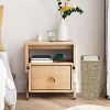 Boho Trash Can with Lid,2.6Gallon,Seagrass Woven Garbage Can Trash Basket for Bathroom,Kitchen - 4 of 4