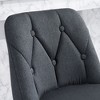 NicBex 25.2"Modern Minimalist Bar Stool Counter Height with Back Tufted,Upholstered Counter Stools for Kitchen Island&Dining Room - 2 of 4