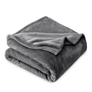Microplush Fleece Bed Blanket by Bare Home - 1 of 4