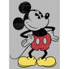 Juniors Womens Mickey & Friends Classic Mickey Distressed T-Shirt - 2 of 4