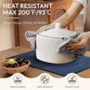 Aoibox Set of 4 Dual-Layered Thickened Faux Linen Cloth Place Mats, Heat Resistant Machine Washable Wrinkle Free Table Mats for Indoor/Outdoor Use - 3 of 4