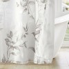 LunaLulinlk Burnout Printed Shower Curtain Grey 72x72" - 3 of 4