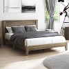 Galano Queen Tiena Lencia Bed with Headboard – Knotty Oak - 2 of 4