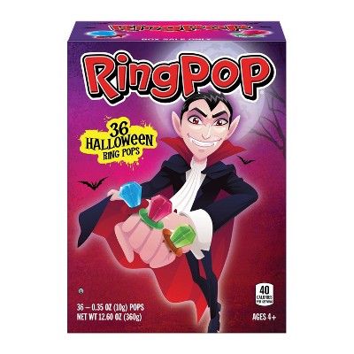 Ring Pop Halloween Box - 12.60oz/36ct