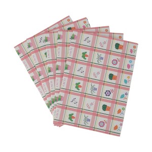 Unique Bargains Gift Wrap Paper White Kraft 27.56" x 19.69" 5Pcs - 1 of 4