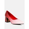 Harlow Metallic Accent Block Heel Pumps Women - 2 of 4