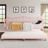 Whizmax Twin Metal Daybed with Trundle, No Box Spring Needed, Steel Frame & Headboard, Space-Saving Sleeper Sofa for Bedroom, Living Room - 4 of 4