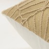 Rizzy Home 20"x20" Oversize Fan Square Throw Pillow Cover - 2 of 4