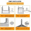 Acekool 48" Stainless Steel Grill Stand – 1000 lb Rated Commercial Table with Adjustable Legs & Safety Baffle - 4 of 4