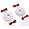 Low-Profile Marine LED Speakers for Boats with Waterproof Design, 100W Slim Pair, Blue Lights - 2 of 4