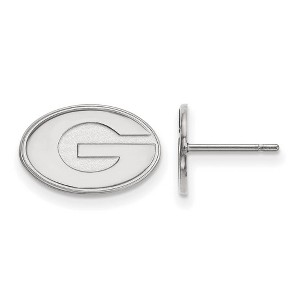 Black Bow Jewelry Sterling Silver Georgia Bulldogs NCAA Post Earrings - 1 of 3