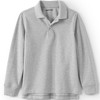Lands' End School Uniform Kids Long Sleeve Mesh Polo Shirt - 2 of 4