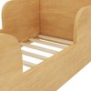 CAVINAS 54"*30" Crib/Toddler Bed for Ages 1-3,Toddler Bed Frame with Slats,Bear Shape Floor Beds for Girls&Boys,Cot Bed with Guardrails - 4 of 4