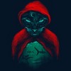 Men's Design By Humans Cat Sharks By uwanlibner T-Shirt - 2 of 4