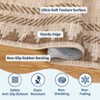 Garvee Modern Border Area Rug Washable Soft Low Pile Non Slip Rugs for Living Room Bedroom Home Decor - 4 of 4