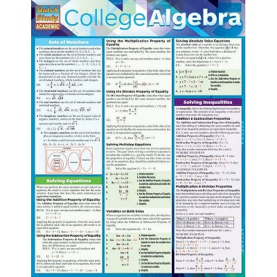 College Algebra - by  Ken Yablonsky (Poster)