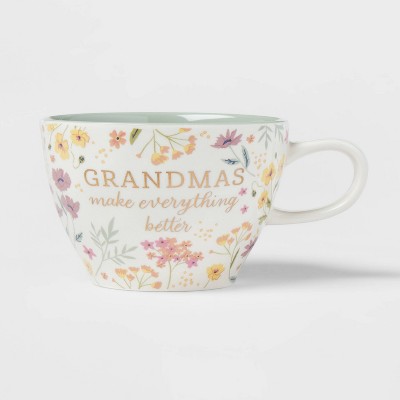 19oz &#39;Grandmas Make Everything Better&#39; White Latte Mug - Threshold&#8482;