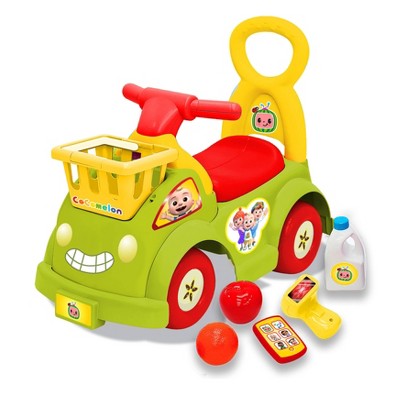 Cocomelon Healthy Habits Kids&#39; Ride-On with Sound,Songs, Lights and Bonus Toys