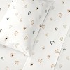 Makemake Organics GOTS Certified Organic Cotton Kids Sheet Set - Rainbow - 3 of 4