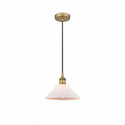 Orwell - 1 Light Cord Hung Mini Pendant In Industrial Style-7.75 Inches Tall and 8.38 Inches Wide