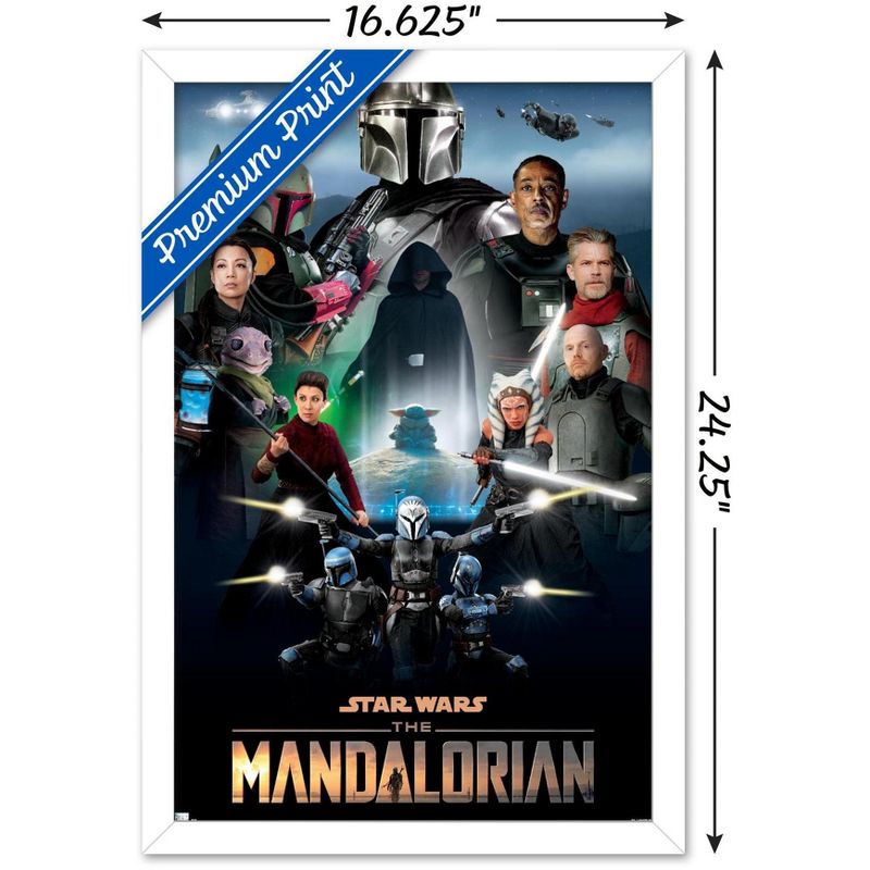 Trends International Star Wars: The Mandalorian Season 2 - Key Art by Andrew Switzer Framed Wall Poster Prints, 3 of 7