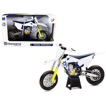 Husqvarna Fc450 White And Blue 1/12 Diecast Motorcycle Model By