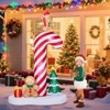 Karl Home 8.2FT Lighted Candy Cane with Gingerbread Men Christmas Inflatable Decoration - 2 of 4