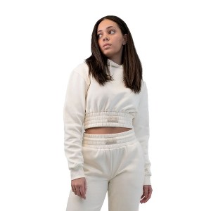 RIVAL Boxing  Women's Cropped Heavyweight Fleece Hoodie - 1 of 2
