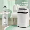 ZAFRO 12,000 BTU Portable Air Conditioners Cool Rooms up to 550 Sq.ft, Portable AC with Cool&Fan&Dehumidifier&Sleep,  White - 3 of 4