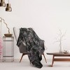 PiccoCasa Sofa Couch Tie-dye Shaggy Lightweight Faux Fur Fleece Throw Blankets - 2 of 4