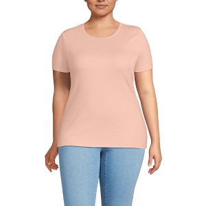 Lands' End Women's Cotton Rib T-shirt - 1 of 4