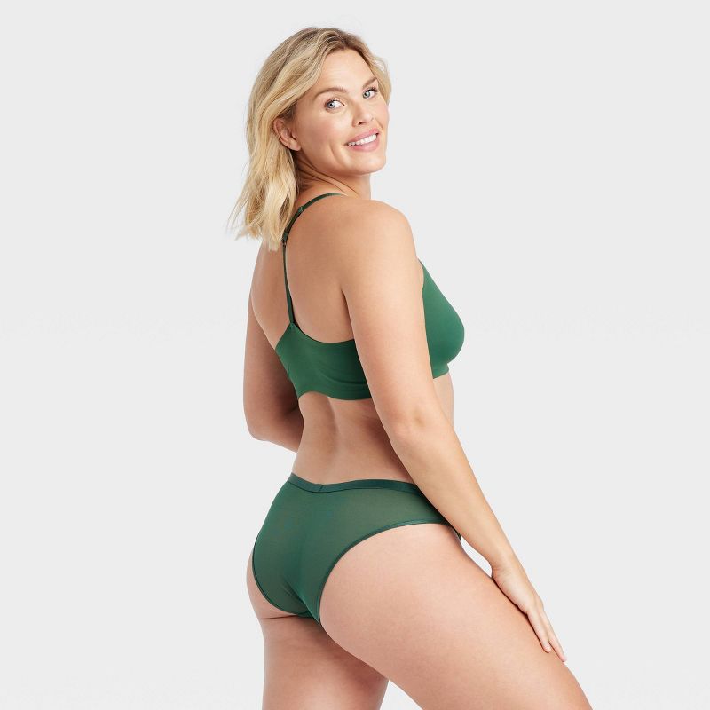 Women's Mesh Cheeky Underwear - Auden™ Green, 6 of 8