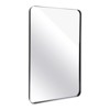 GlasFlength Decorative Wall Mirrors Rectangular Wall Mirror, Vanity Mirrors, Wall Decoration For Bathroom, Living Room, Black, 36"*24"*1.2" - 2 of 4