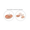 Plantoys| Rubber Convertible Boat – Pastel Orange - 4 of 4
