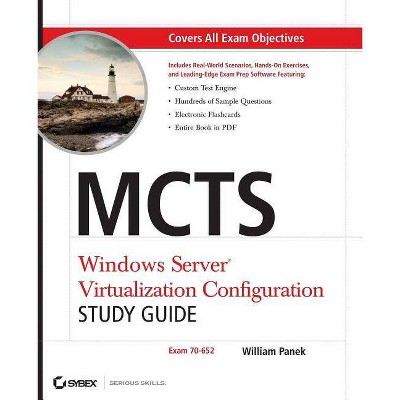 McTs Windows Server Virtualization Configuration Study Guide - by  William Panek (Mixed Media Product)