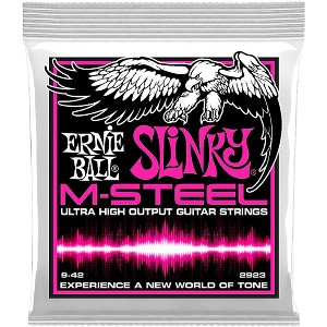 Ernie Ball 2923 M-Steel Super Slinky Electric Guitar Strings - 1 of 2