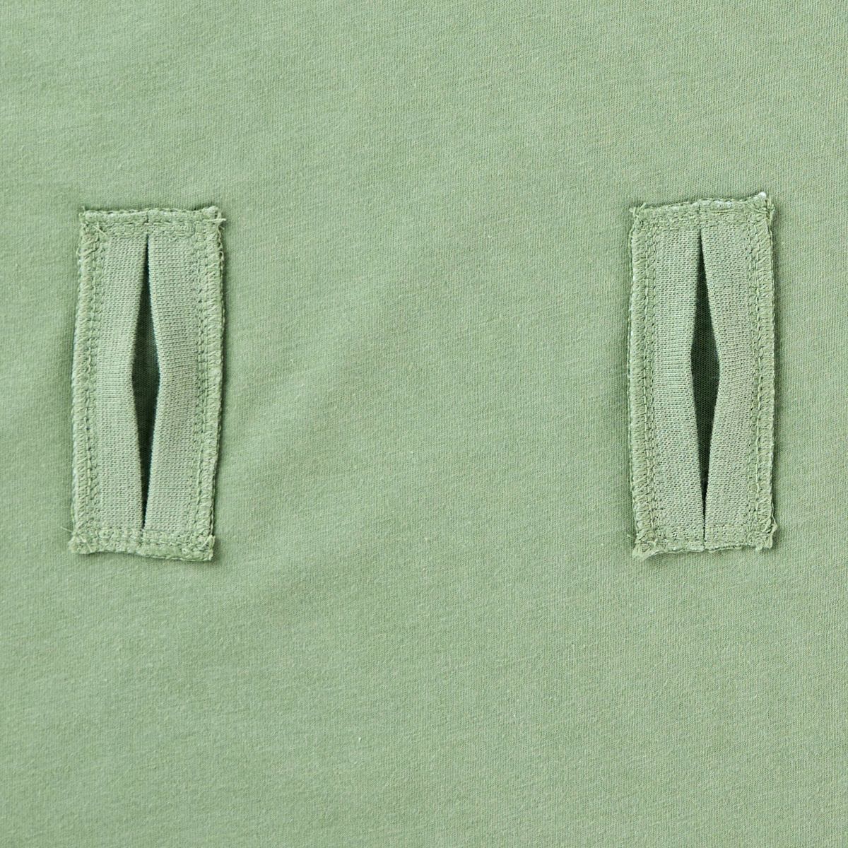 Kids' 2pk Adaptive Long Sleeve Bodysuit with Abdominal Access - Cat & Jack™ Navy Blue/Green - thumbnail 4