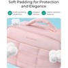 Toiletry Bag for Women, Travel Makeup Bag, Wide-open Portable Make Up Bag Organizer - 4 of 4