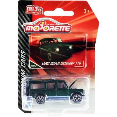 Land Rover Defender 110 Metallic Green "Premium Cars" 1/60 Diecast Model Car by Majorette