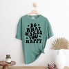 Simply Sage Market Women's Makes You Happy Smiley Face Short Sleeve Garment Dyed Tee - 2 of 2