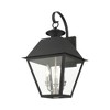 Livex Lighting Mansfield 3 - Light Wall Light in  Black - 4 of 4