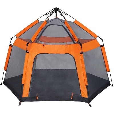 Kids Play Tent Pop Up Portable Hexagon Playhouse for Backyard Patio Indoor Outdoor Breathable Tent House