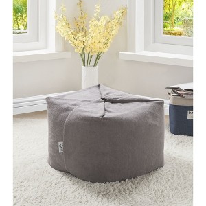 Loungie Magic Pouf 3-in-1 Microplush Ottoman, Bean Bag, Floor Pillow - 1 of 4