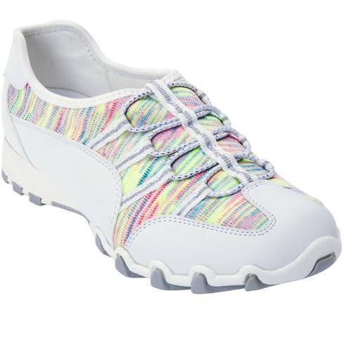 White Women's Wide Width Sneakers