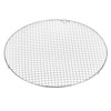 Unique Bargains Stainless Steel Round Cross Wire Barbecue Grill with Legs - 3 of 4