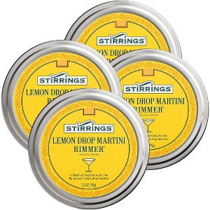 Stirrings Lemon Drop Cocktail Rimmer - Easy to Rim a Glass - Specialty Sugar and Salt Drink Rimmers - 1 of 4