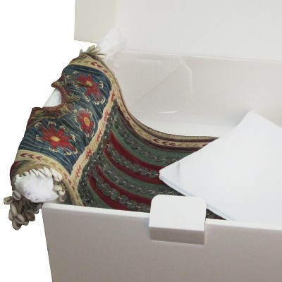 White Acid-Free Museum Quality Textile Storage Chest