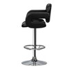 Poundex,Adjustable Height & Swivel Barstool in Faux Leather - 3 of 4